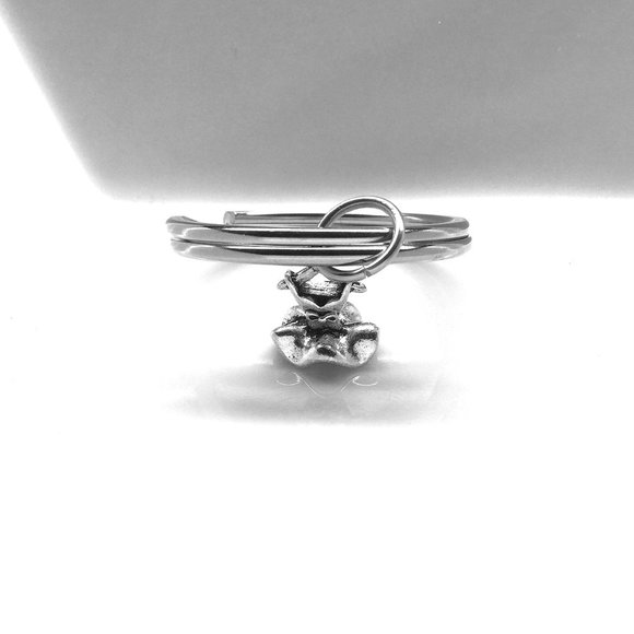 Miniature Tiny Tutu Ballet Dress Ballerina Ballet Dancer Charm Keyring Keychain - Picture 2 of 3